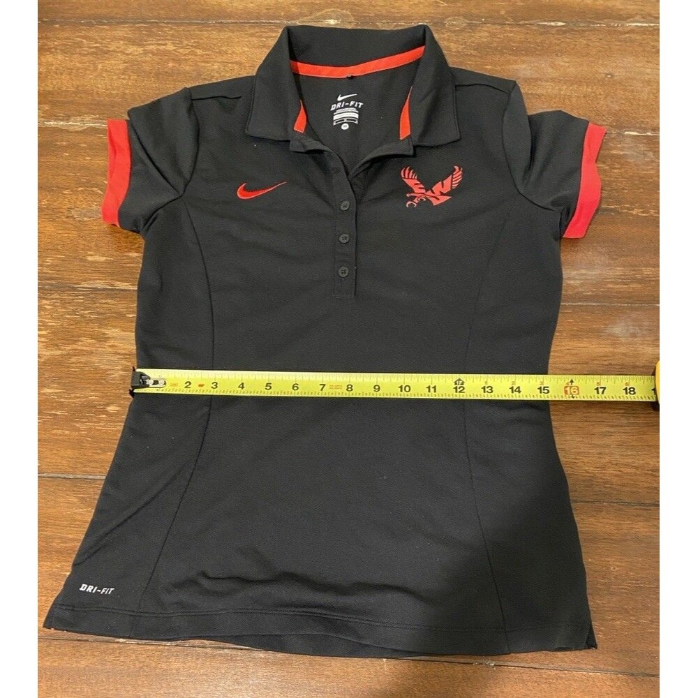 Womens dry fit Nike Polo Golf with Eagle Athletic Sporty Tennis shirt - Picture 9 of 9